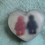 Valentine Soap - Mini Men Heart Soap - Fruit Rings..