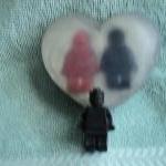 Valentine Soap - Mini Men Heart Soap - Fruit Rings..