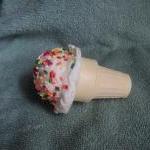 Ice Cream Cone Soap - Vanilla Frosting Scented