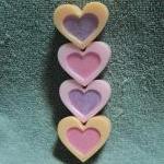 Heart Soap Set - Mango And Pink Sangria Scent