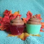 Mini Cupcake Soaps - Caramel Apple Scented