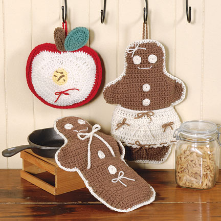 Crocheted - Gingerbread Man Scented Pad