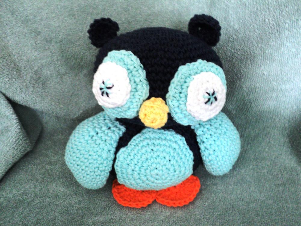 Crocheted Owl Toy
