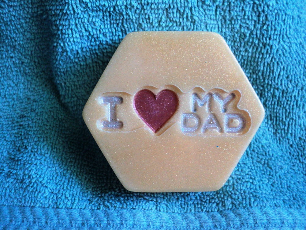 Father's Day Soap - I Love My Dad - Hugo Boss Scent